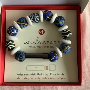 Wish Beads bracelet- brand new, never worn in original box. Wonderful gift-